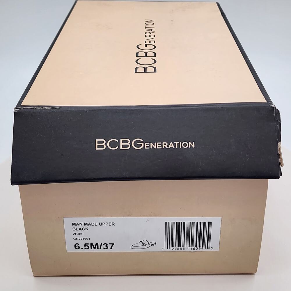 NEW BCBGeneration Zorie Black Mule Loafers Women's Size 6.5 M Slip-On Flats - Picture 8 of 8